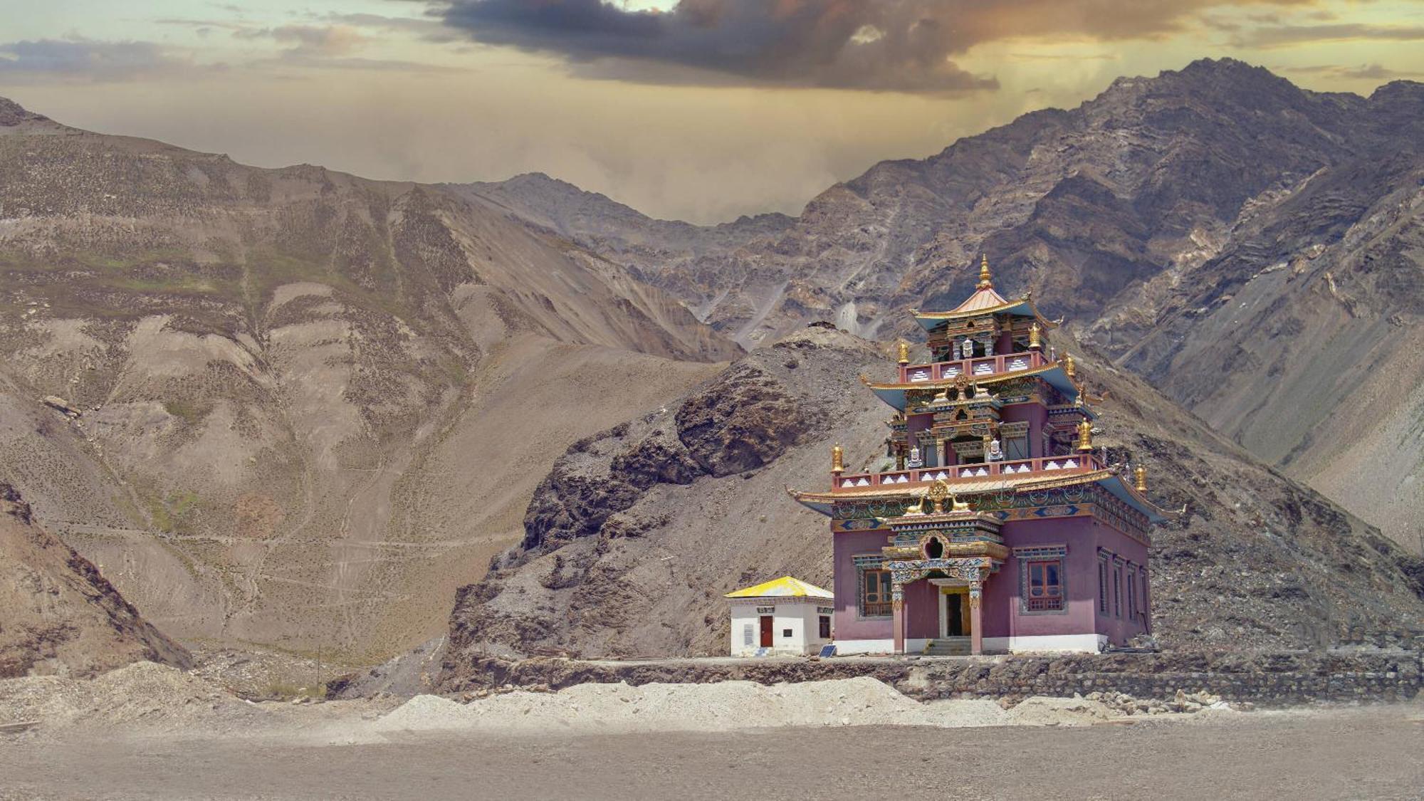 Echor Mud Huts Tabo, Spiti Valley Каза Екстериор снимка